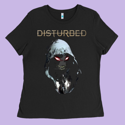 Disturbed 10 Ladies Tee Designed By Artisfamous