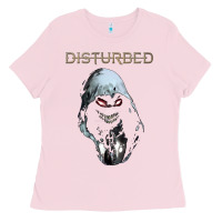 Bubblegum Pink disturbed 10 Ladies Tee - artisFamous