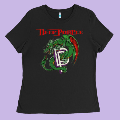 Deep Purple 7 Ladies Tee Designed By Artisfamous