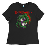 Black deep purple 7 Ladies Tee - artisFamous