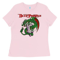 Bubblegum Pink deep purple 7 Ladies Tee - artisFamous