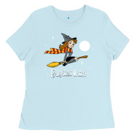 Baby Blue brightest witch Ladies Tee - artisFamous