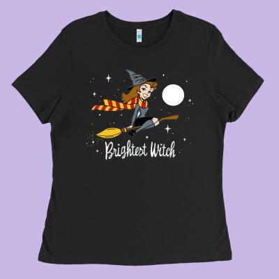 Brightest Witch Ladies Tee Designed By Artisfamous