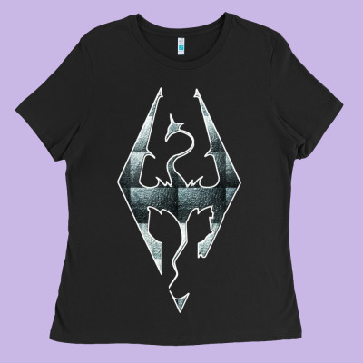 Skyrim Ladies Tee Designed By Artisfamous