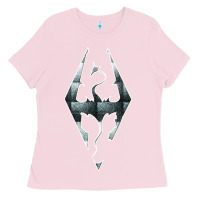 Bubblegum Pink skyrim Ladies Tee - artisFamous