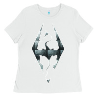 White skyrim Ladies Tee - artisFamous