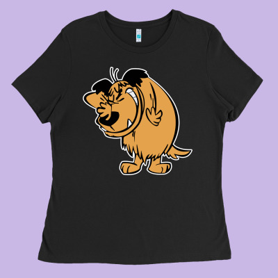 Smile Mumbly Muttley Dog Ladies Tee Designed By Artisfamous