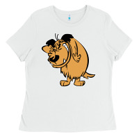 White smile mumbly muttley dog Ladies Tee - artisFamous