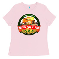 Bubblegum Pink sneeds feed and seed Ladies Tee - artisFamous
