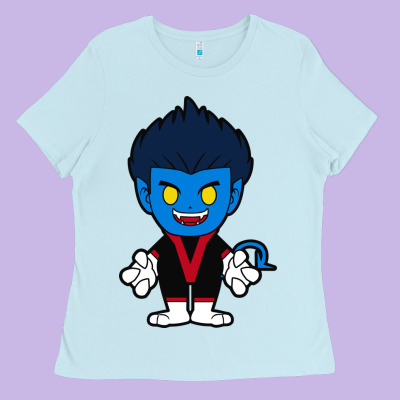Nightcrawler Chibi Ladies Tee Designed By Artisfamous