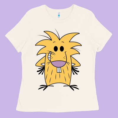 Norbet Angry Beaver Ladies Tee Designed By Artisfamous