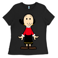 Black olive oyl Ladies Tee - artisFamous
