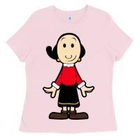 Bubblegum Pink olive oyl Ladies Tee - artisFamous