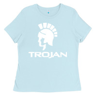 Baby Blue trojan condoms champion Ladies Tee - artisFamous