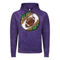 Cloud Purple American Football Round Carrings 2 Vintage Hoodie - BundleAndBundleShop
