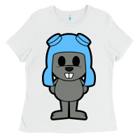 White rocky the squirrel Ladies Tee - artisFamous