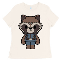 Bone rocket racoon chibi Ladies Tee - artisFamous