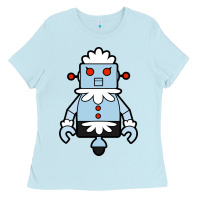 Baby Blue rosie the jetsons Ladies Tee - artisFamous
