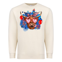 Sandshell western america cow Premium Sweatshirt - JahusDesignShop