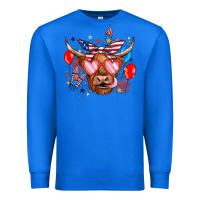 True Royal western america cow Premium Sweatshirt - JahusDesignShop