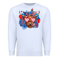 White western america cow Premium Sweatshirt - JahusDesignShop