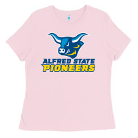 Bubblegum Pink alfred state Ladies Tee - artisFamous