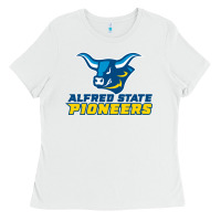 White alfred state Ladies Tee - artisFamous
