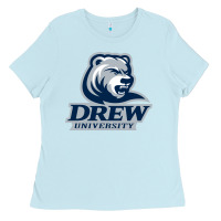 Baby Blue drew university Ladies Tee - artisFamous