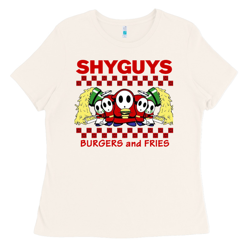 Shy Guys Burger And Fries Ladies Tee by artisFamous | Teevron
