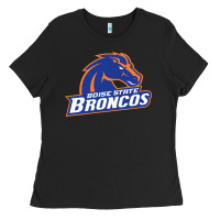 Black Boise Design Ladies Tee - artisFamous