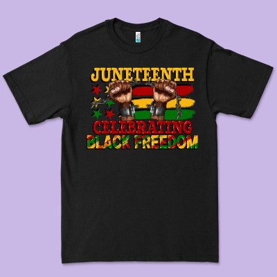 Juneteenth Celebrating Black Freedom Premium Tee Designed By Cowgirlartshop