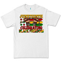 White juneteenth celebrating black freedom Premium Tee - CowGirlArtShop