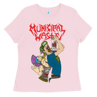 Bubblegum Pink municipal waste new Ladies Tee - artisFamous