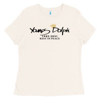 Bone Rest in Peace Young Dolph Ladies Tee - artisFamous