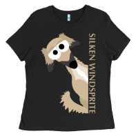 Black silken windsprite classic Ladies Tee - artisFamous