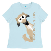 Baby Blue silken windsprite classic Ladies Tee - artisFamous