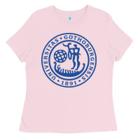 Bubblegum Pink university of gothenburg Ladies Tee - artisFamous