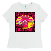 Best Pigeons Playing Ping Pong Music Ladies Tee | Teevron