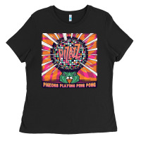 Black Best Pigeons Playing Ping Pong Music Ladies Tee - artisFamous