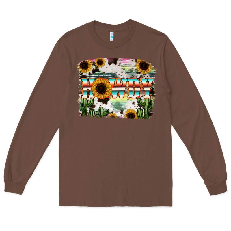 Howdy Serape And Sunflower Long Sleeve Tee by RanaPortraitStore | Teevron