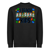 Black i teach ausome kids Heavyweight Sweatshirt - AdoDesignShop