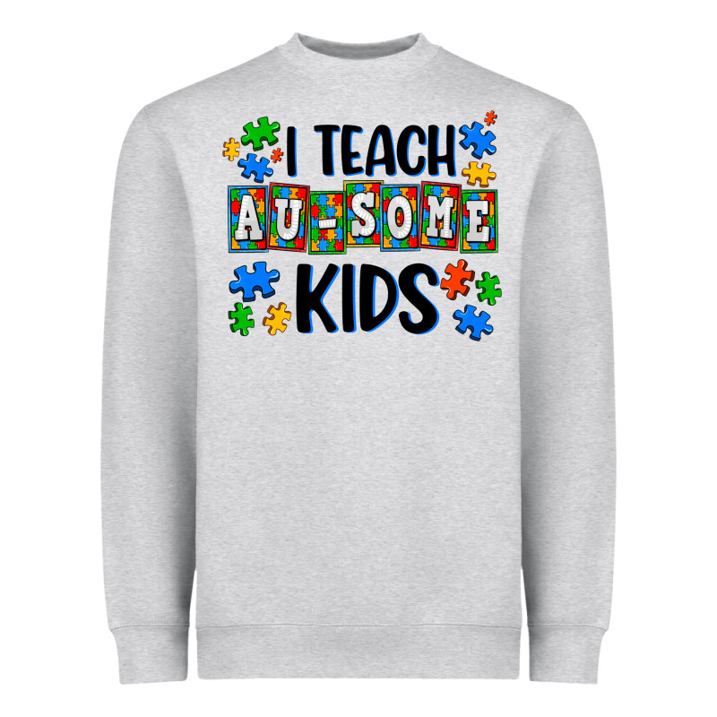 I Teach Ausome Kids Heavyweight Sweatshirt by AdoDesignShop | Teevron