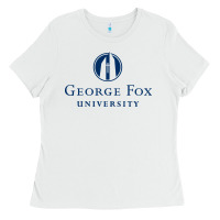 White George Fox College Design Ladies Tee - artisFamous