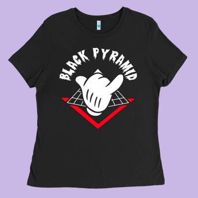 Black Pyramid Ladies Tee Designed By Artisfamous