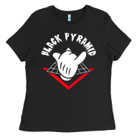 Black black pyramid Ladies Tee - artisFamous