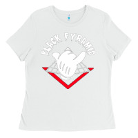 White black pyramid Ladies Tee - artisFamous