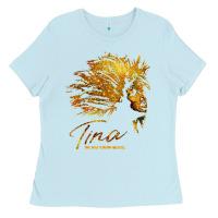 Baby Blue tina the tina turner musical Ladies Tee - artisFamous