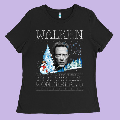 Christopher Walken Ladies Tee Designed By Artisfamous