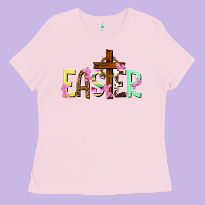 Easter Crown Of Thorns Easter Day Ladies Tee Designed By Howdyjamesfarm