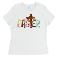 White Easter crown of thorns Easter Day Ladies Tee - HowdyJamesFarm